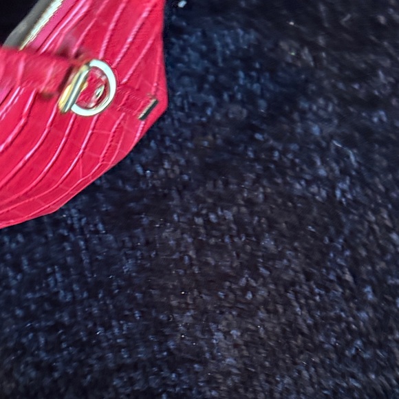 Olivia + Joy Red Crocodile-Embossed Crossbody Bag - Picture 3 of 7